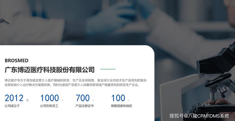 专精特新"小巨人"企业:博迈医疗,选择八骏crm